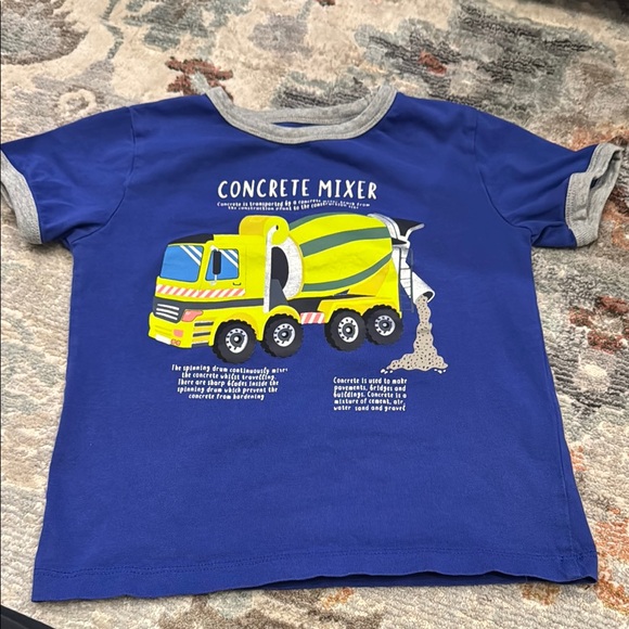 Mini Boden Other - Mini Boden Concrete Mixer Graphic T-Shirt, size 4-5t